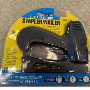 NIP Chicago  Stapler / Nailer NEw Electric‎ Heavy duty staples